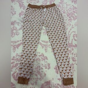 Little Sleepies Rust Rainbows Women’s Pajama Joggers size S